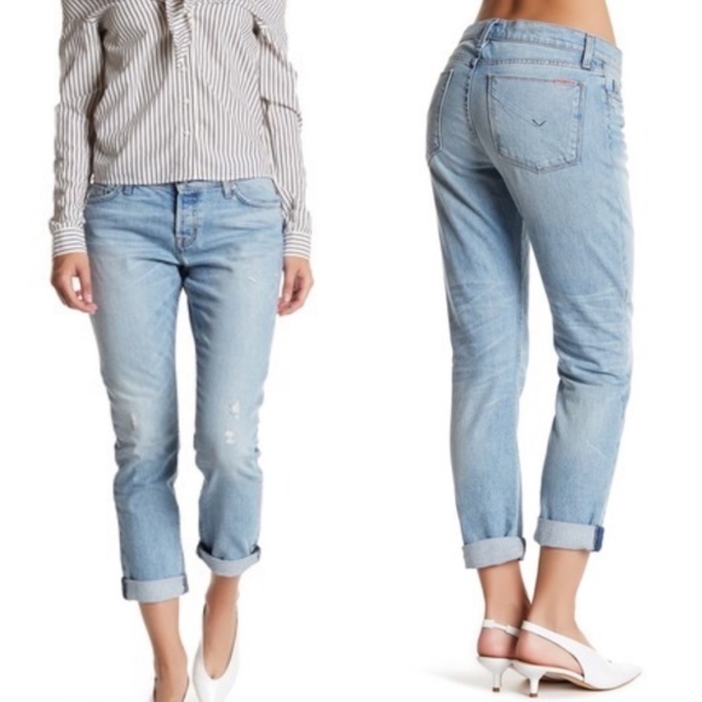 ❤️ Hudson Jeans Light Blue Cropped Ankle Jeans